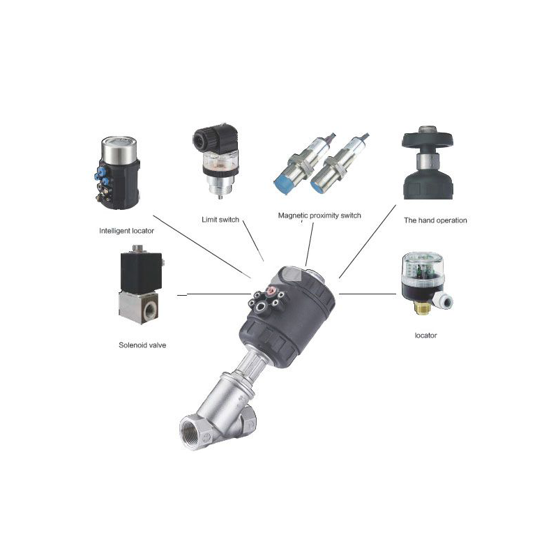 Pneumatic Angle Seat Valve