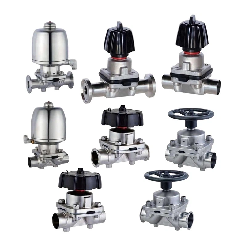 Sanitary Pneumatic Diaphragm Valves