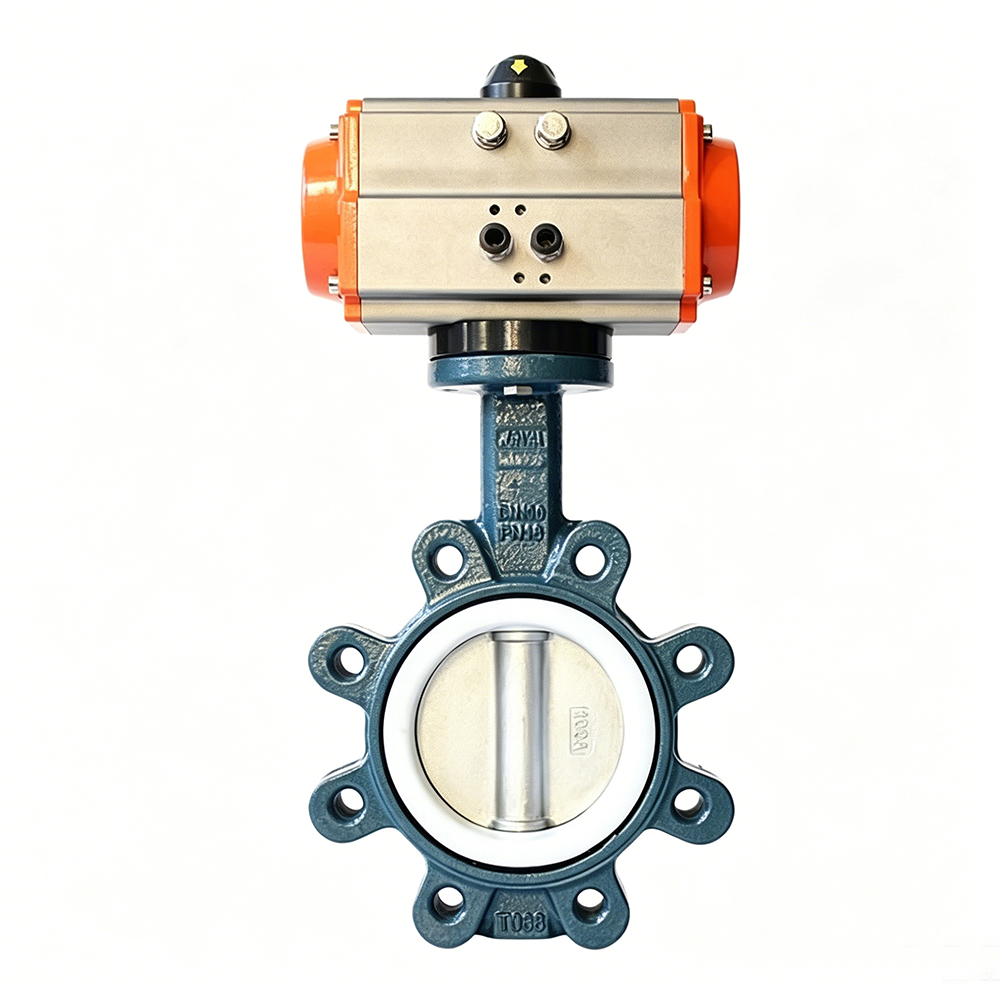 Pneumatic Actuated Lug Type Butterfly Valve