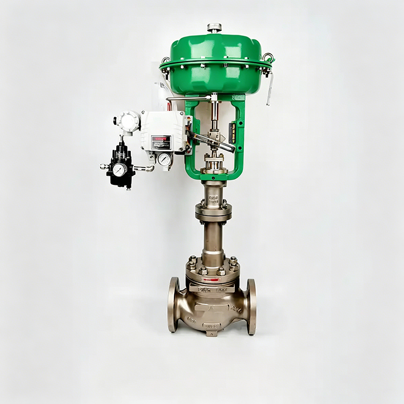 Stainless steel pneumatic bellows sealed control valve