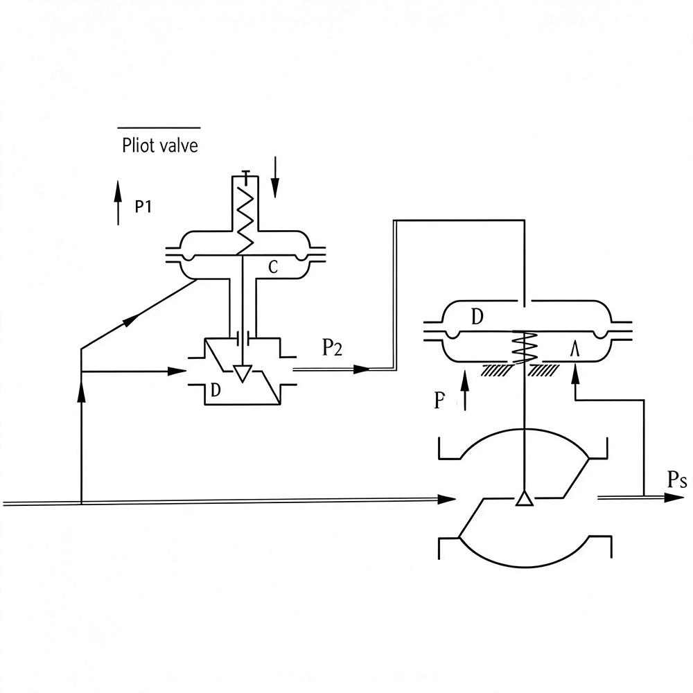 Working Principle of Pilot Operated Self-operated Control Valve.webp