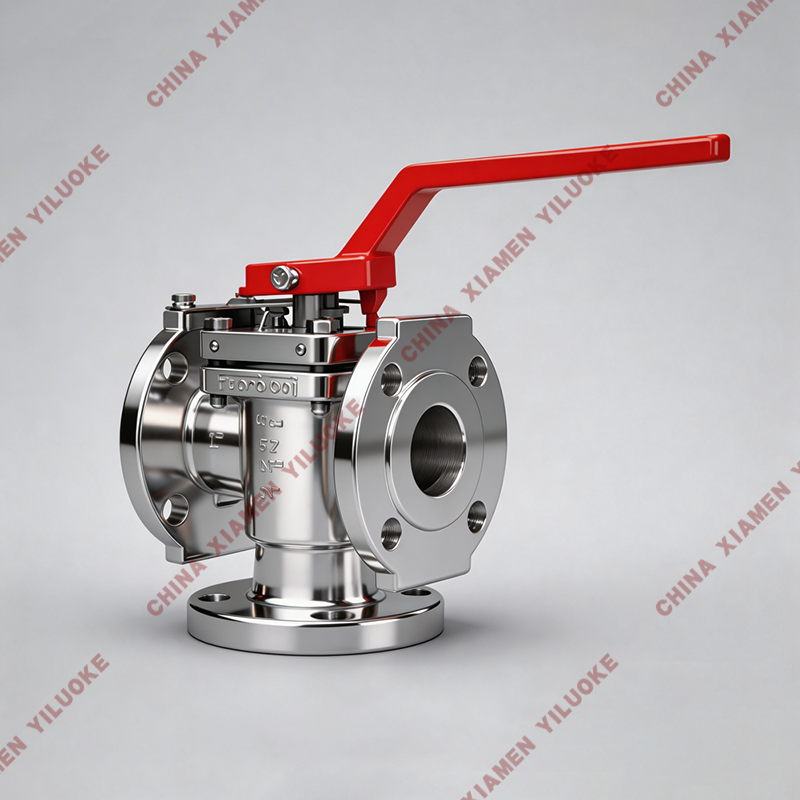 3 way plug valve