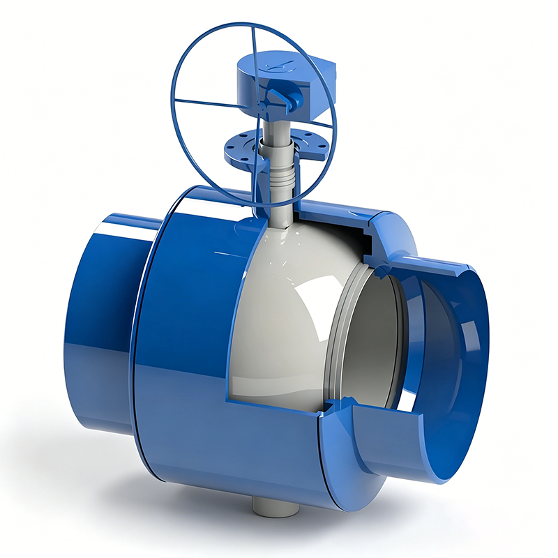 Working Principle of Fully Welded Ball Valve