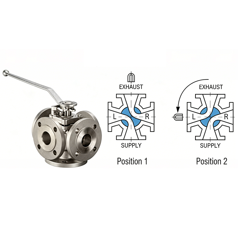 Working Principle of 4-Way Plug Valve
