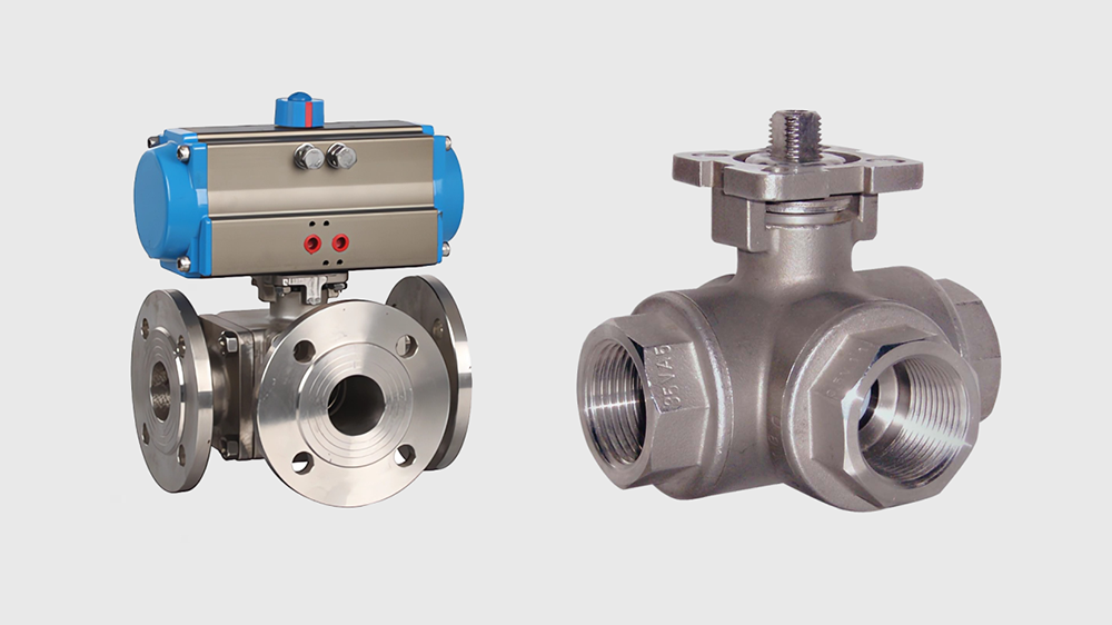 Photo of 3 way ball valve
