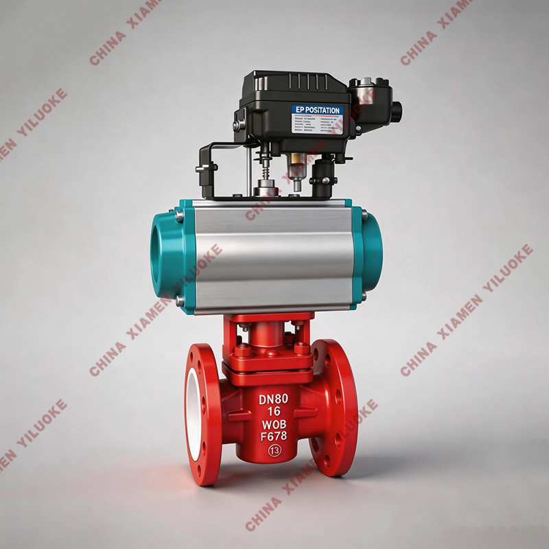 Carbon Steel Pneumatic Actuated Plug Valve