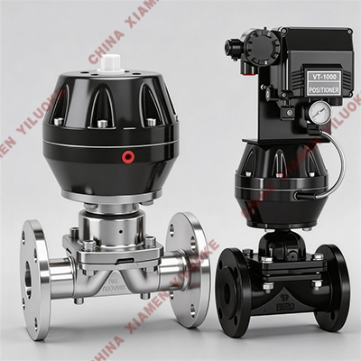 Stainless Steel And Carbon Steel Pneumatic Actuated Diaphragm Valve