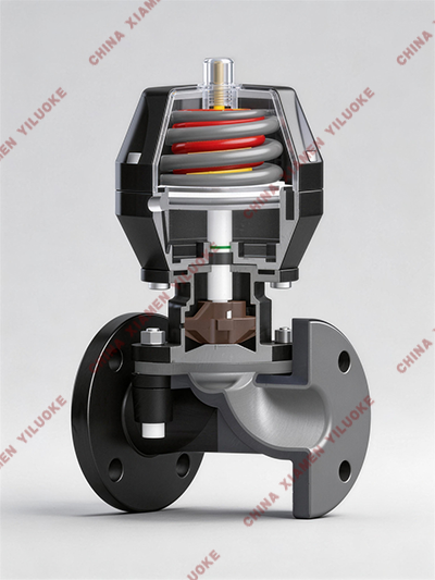 Structure of Pneumatic Actuated Diaphragm Valve