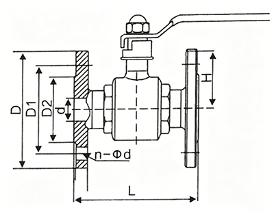 Dimension of Sanitary Ball Valve
