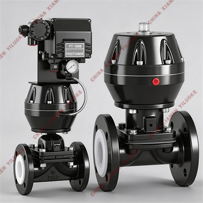 Pneumatic Actuated PTFE Fluorine Lined Diaphragm Valve