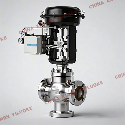 Pneumatic Actuated 3-Way Control Valve