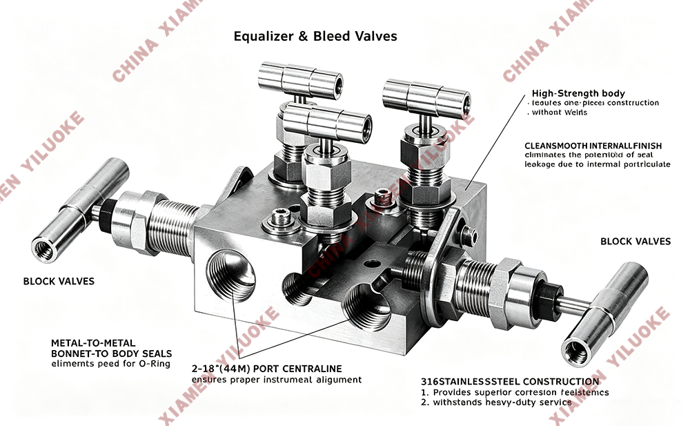 Structure of 5 Valve Manifold2.webp