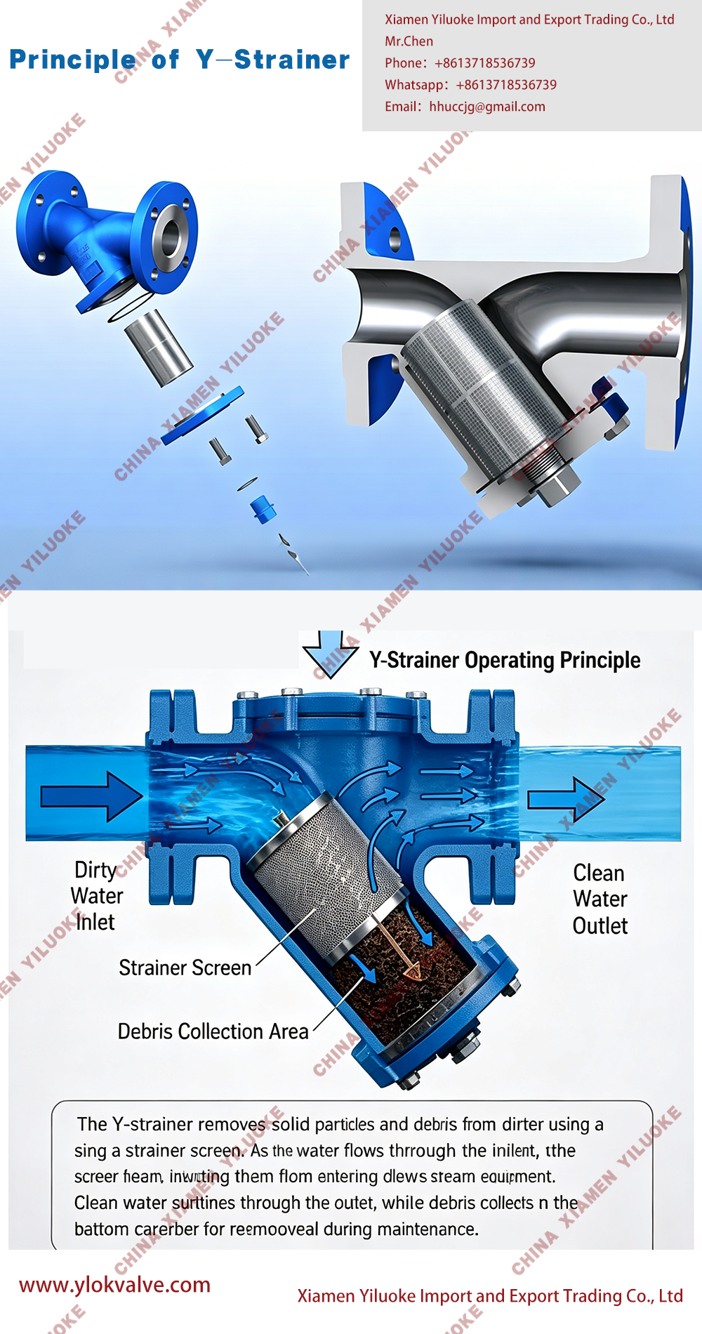 Working Principle of Y-Strainer