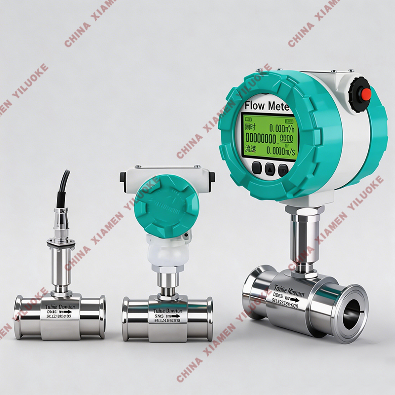 Sanitary turbine flowmeter