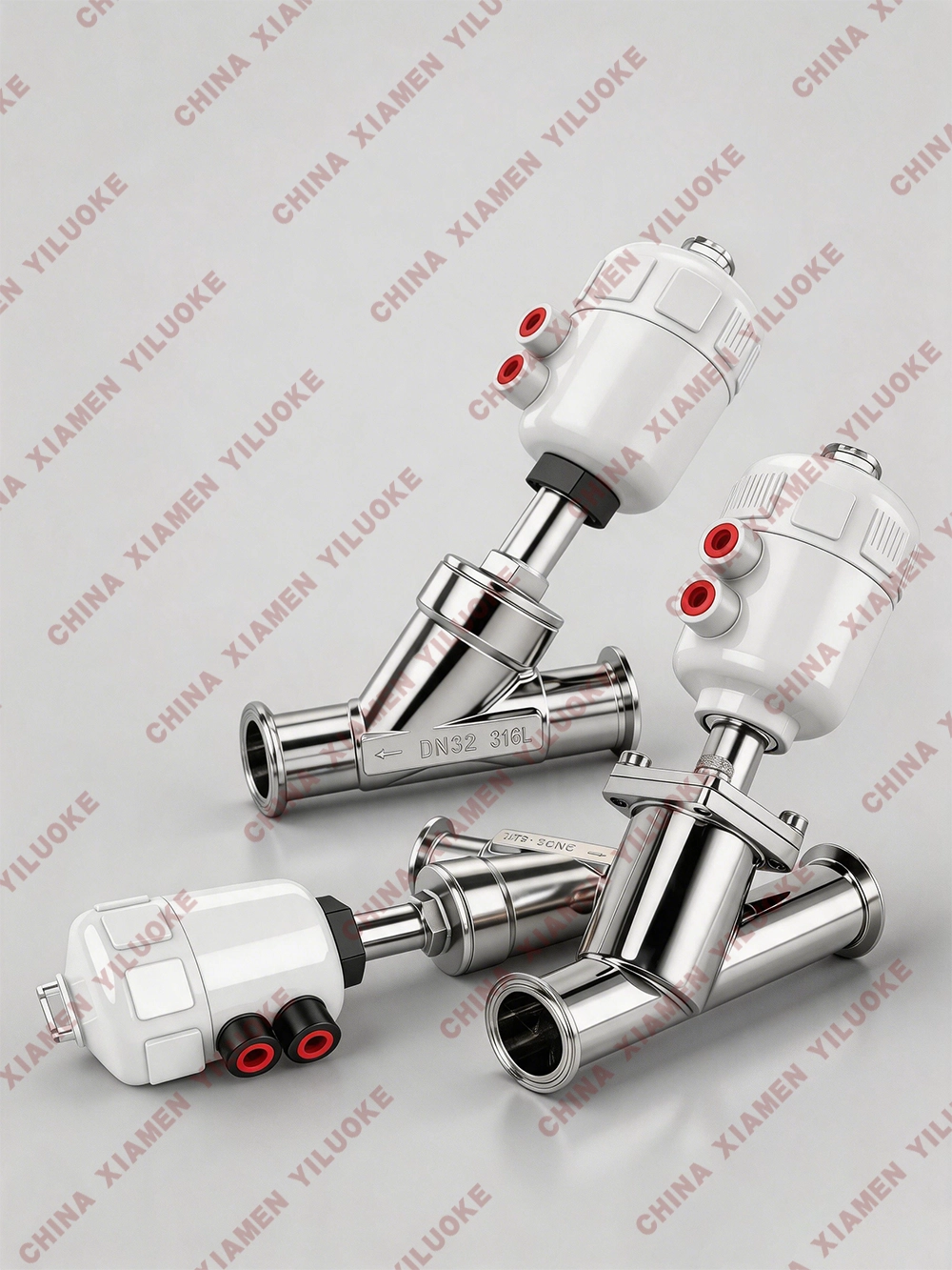 Sanitary Pneumatic Angle Seat Valve