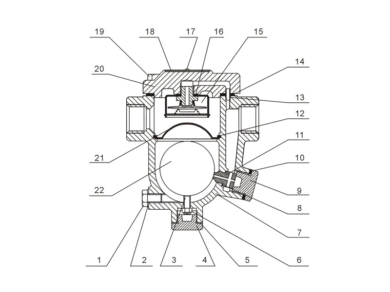 Main Parts of Free Float Steam Trap