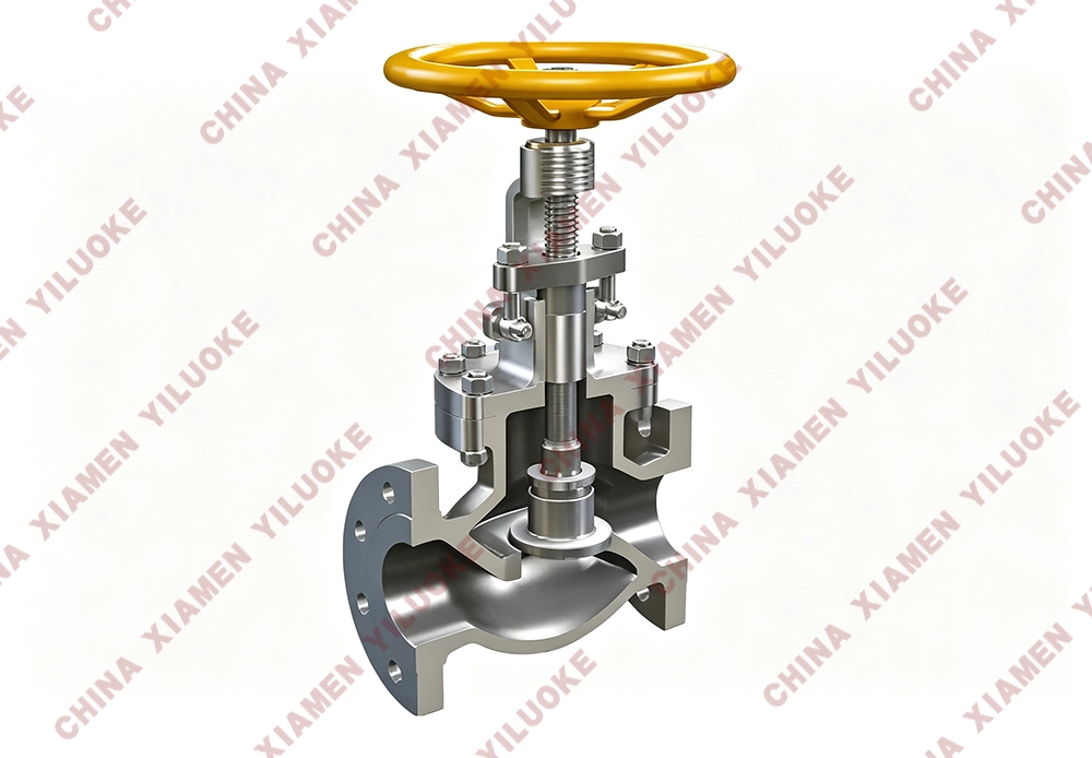 3D Structure of Ammonia Globe Valve