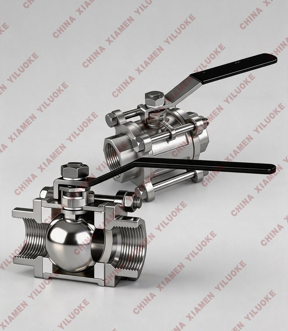 Stainless Steel 3 Piece Ball Valves