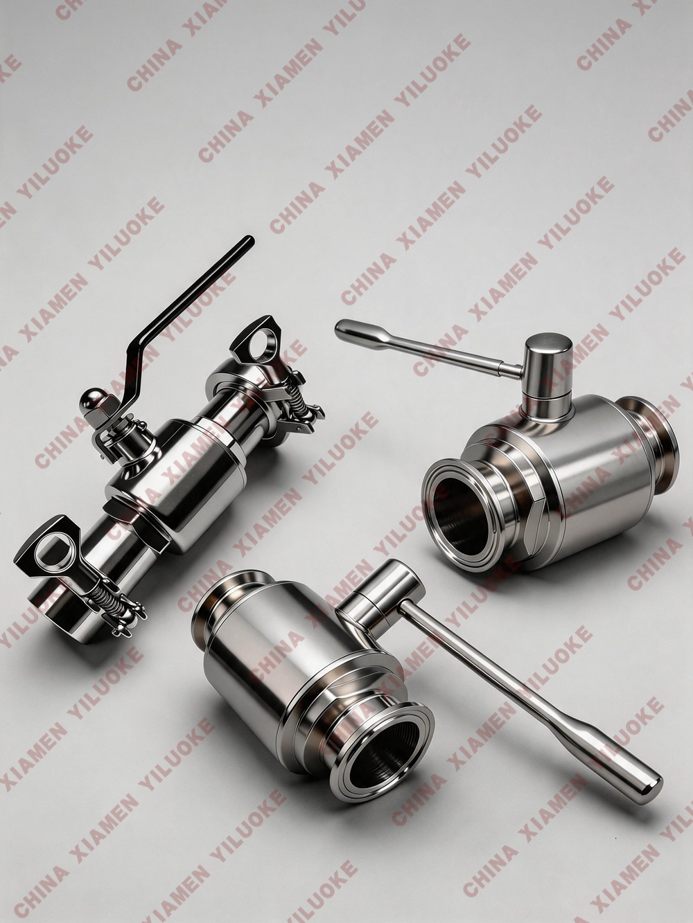 Sanitary Ball Valves with Tri-Clamp Ends