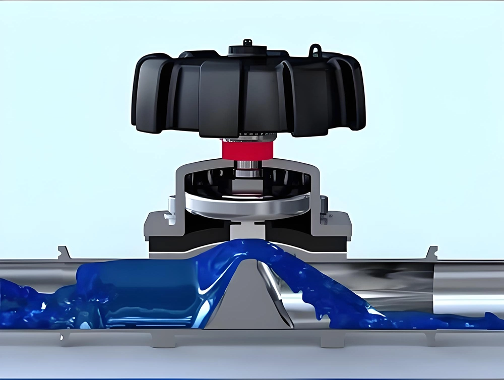 Working Principle of Sanitary Diaphragm Valve