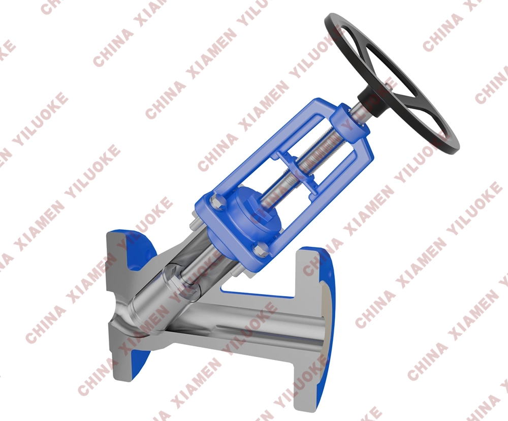 3D Model of Y type Globe Valve