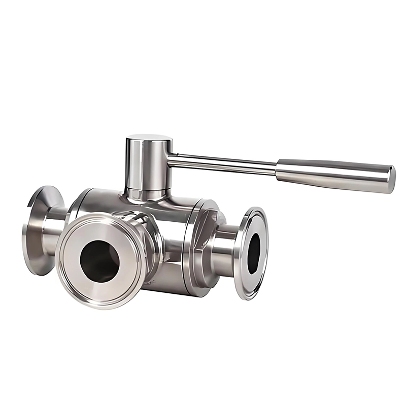 Stainless Steel Sanitary 3 way Ball Valve
