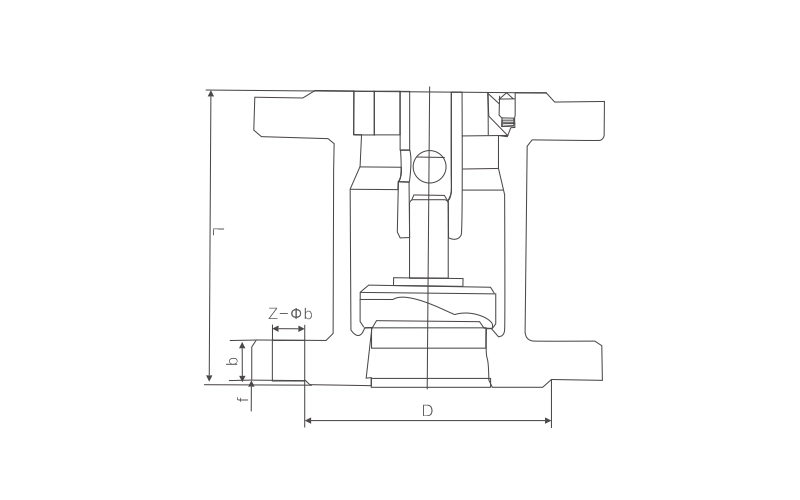 Dimensions of Vertical Check Valves