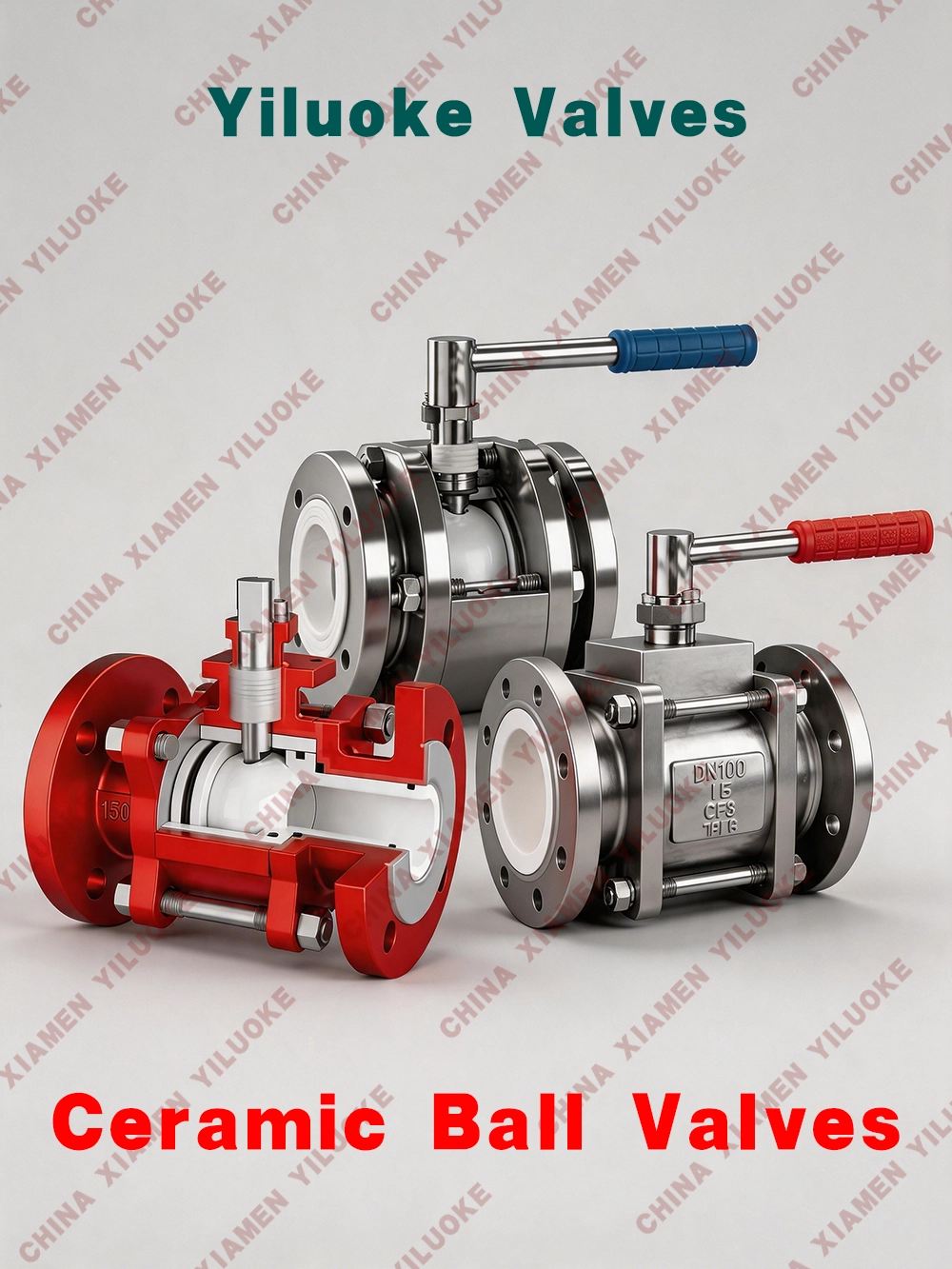 Actuated Ceramic Ball Valves