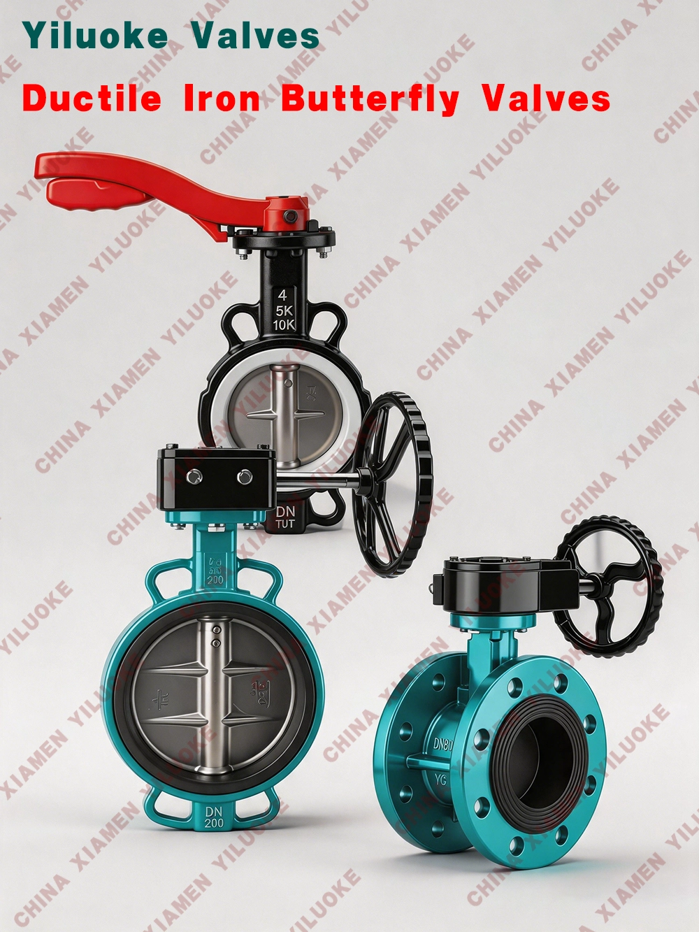 Actuated Ductile Iron Butterfly Valves