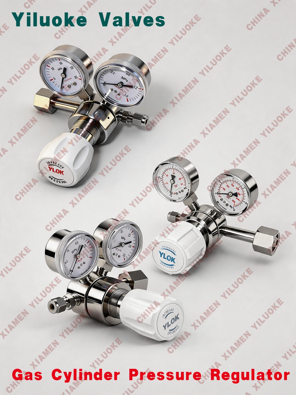 High Pressure Gas Cylinder Pressure Regulators