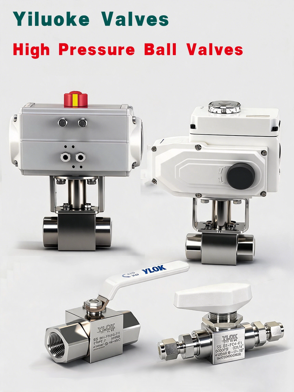 Actuated High Pressure Ball Valves