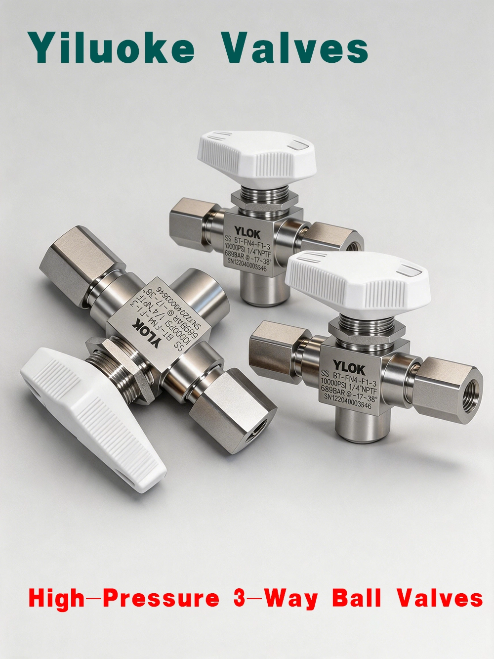 High-Pressure 3-Way Ball Valves