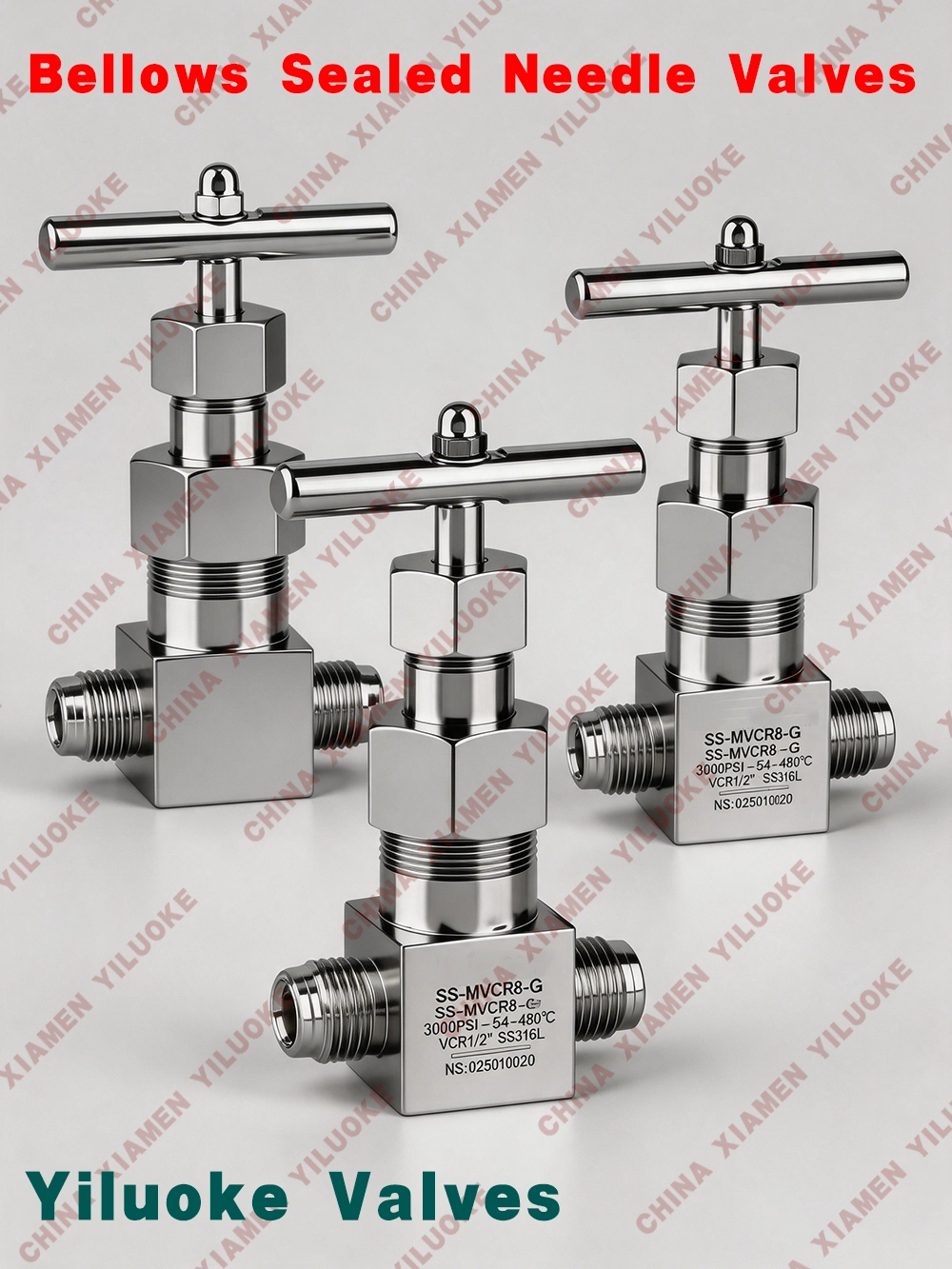VCR Bellows Seal Needle Valves