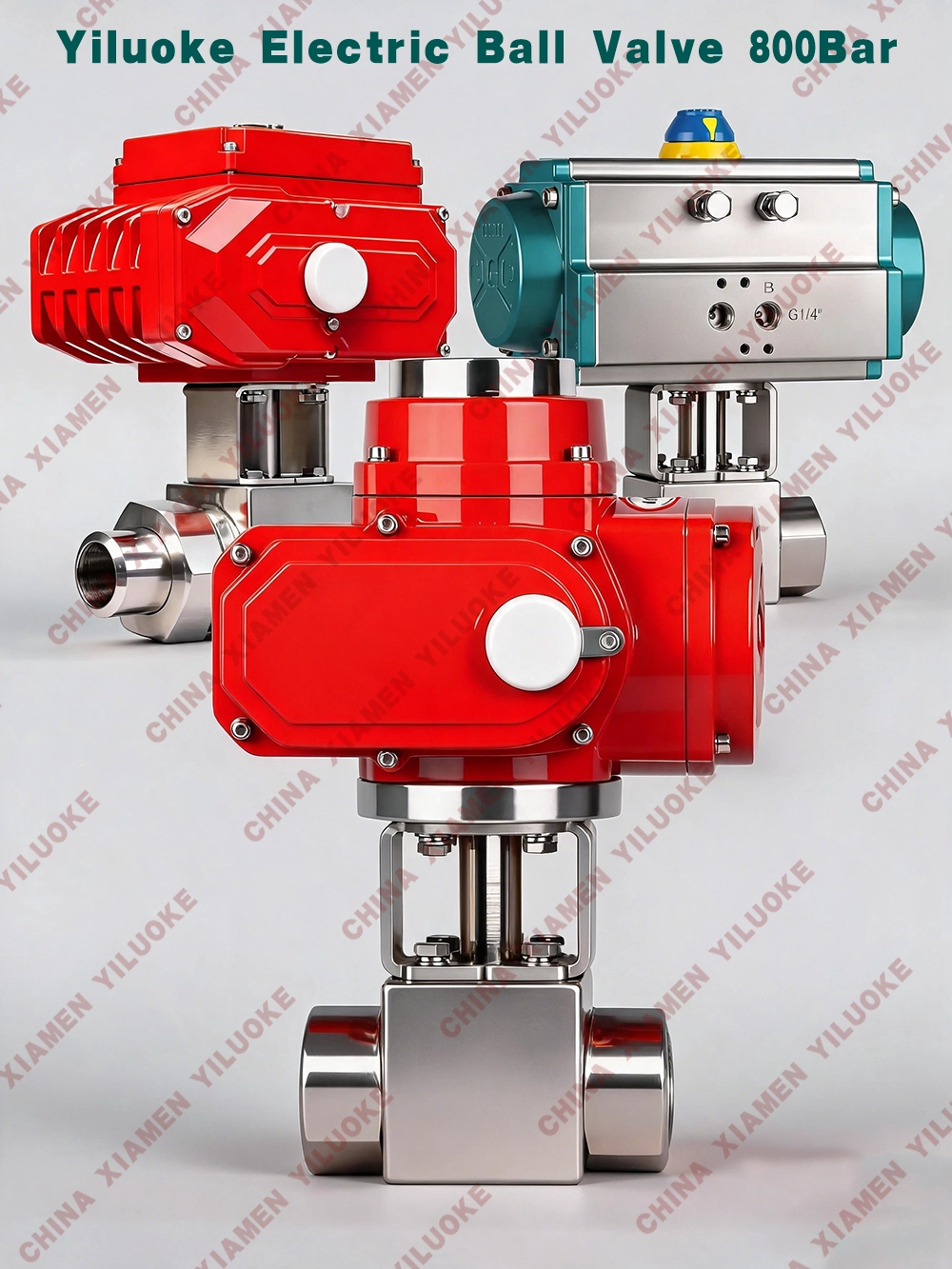 800Bar Electric High Pressure Ball Valves