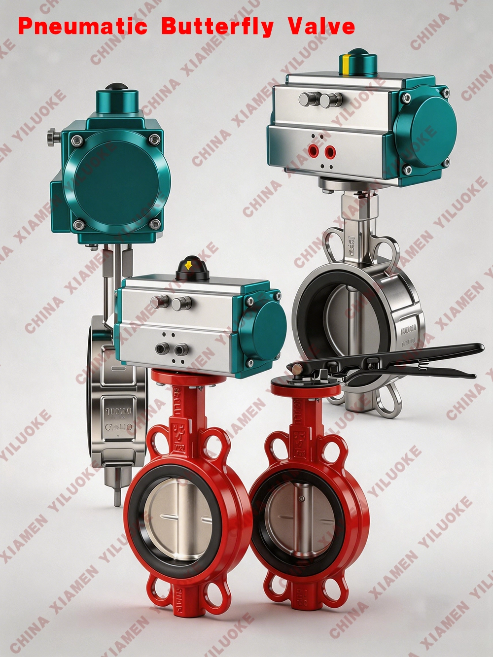 Pneumatic Actuated Wafer Butterfly Valves