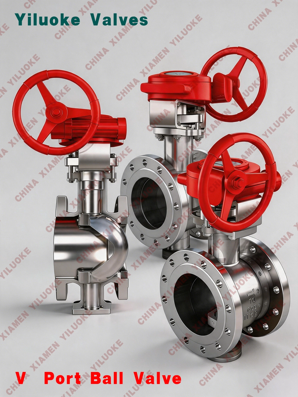 Stainless Steel V‑Port Ball Valves