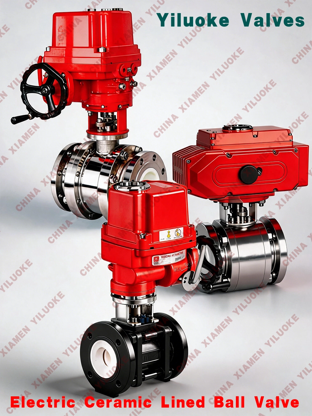 Electric Actuated Ceramic Lined Ball Valves