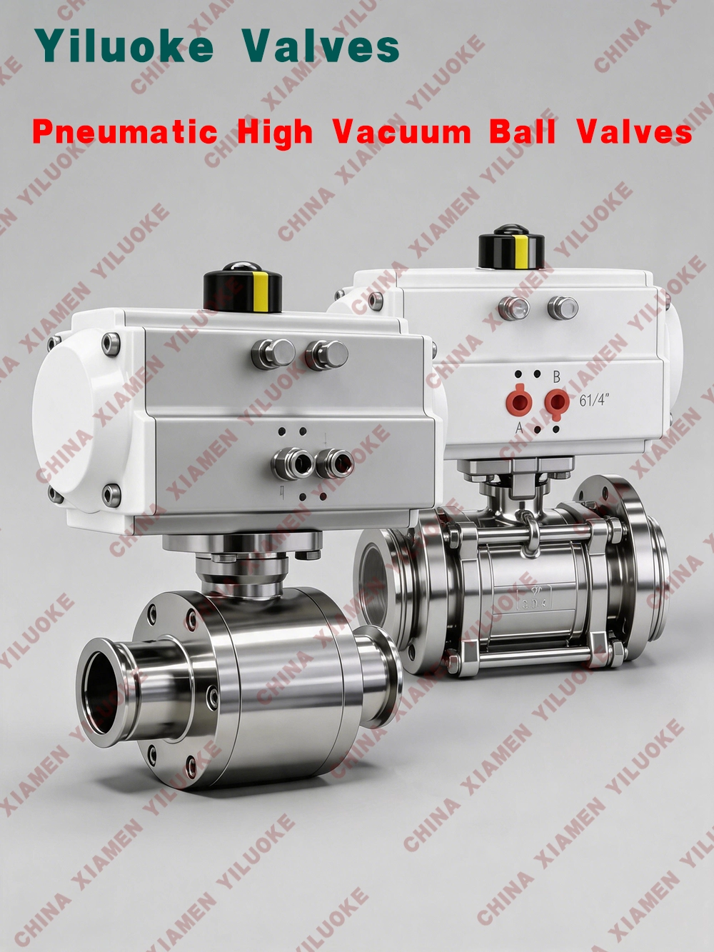 Pneumatic High Vacuum Ball Valves