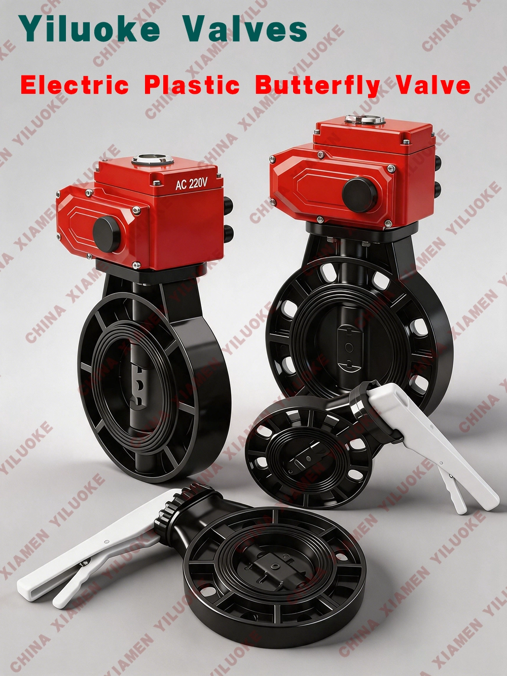 Electric Actuated UPVC Plastic Butterfly Valve