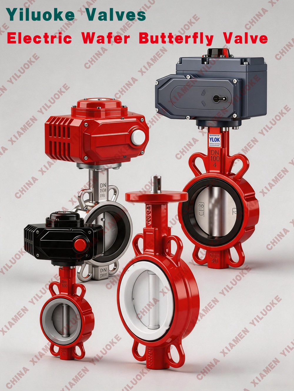 Electric Motorized Actuated Wafer Butterfly Valves