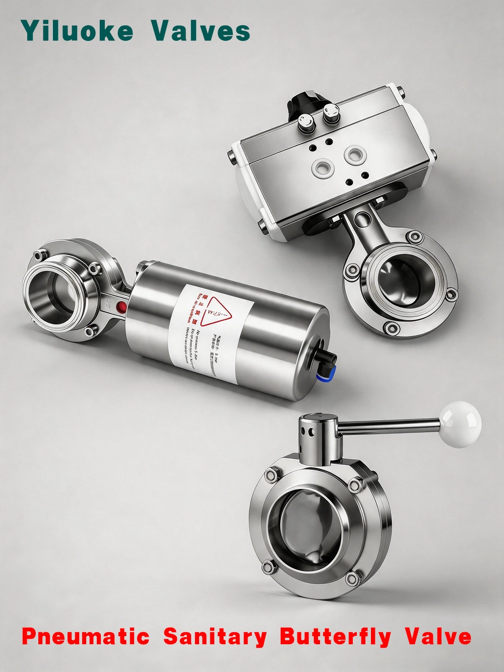 Pneumatic Actuated Sanitary Butterfly Valves