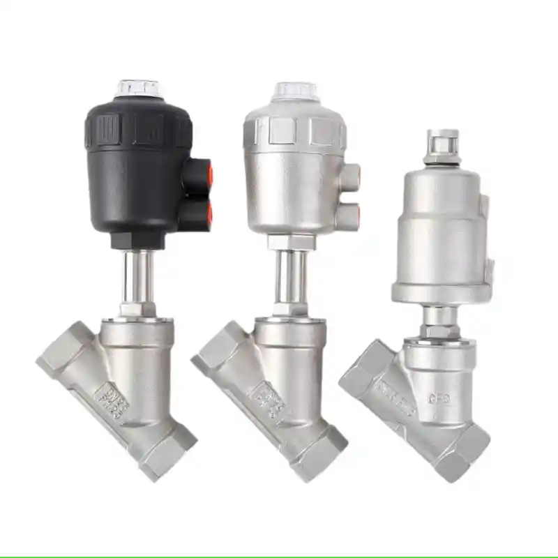 Internal Thread Pneumatic Angle Seat Valves