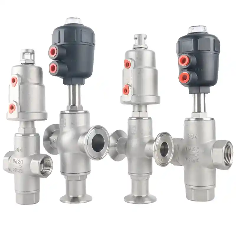 3-Way Pneumatic Angle Seat Valves