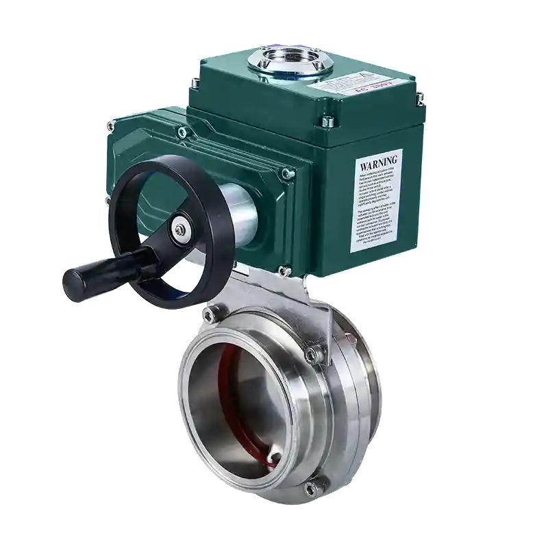 Sanitary Electric Actuated Butterfly Valves