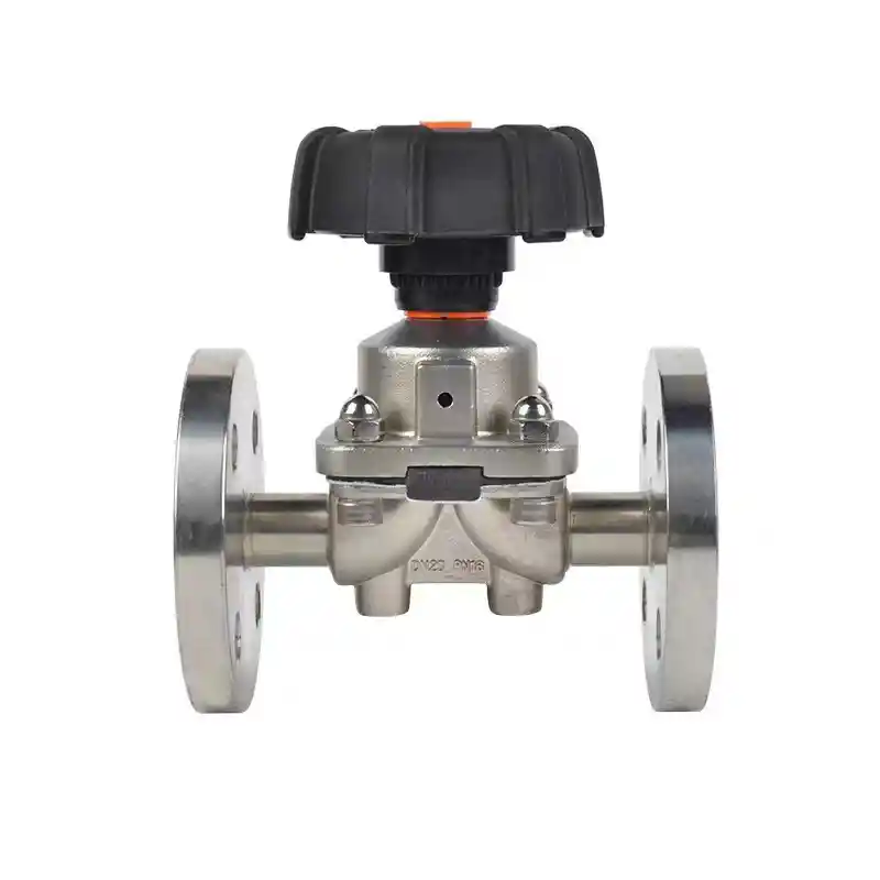 Sanitary Diaphragm Valves with Flanged Ends