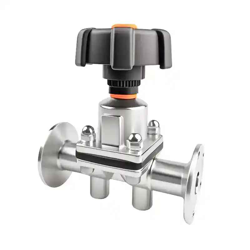 Sanitary Diaphragm Valves with Clamp Ends