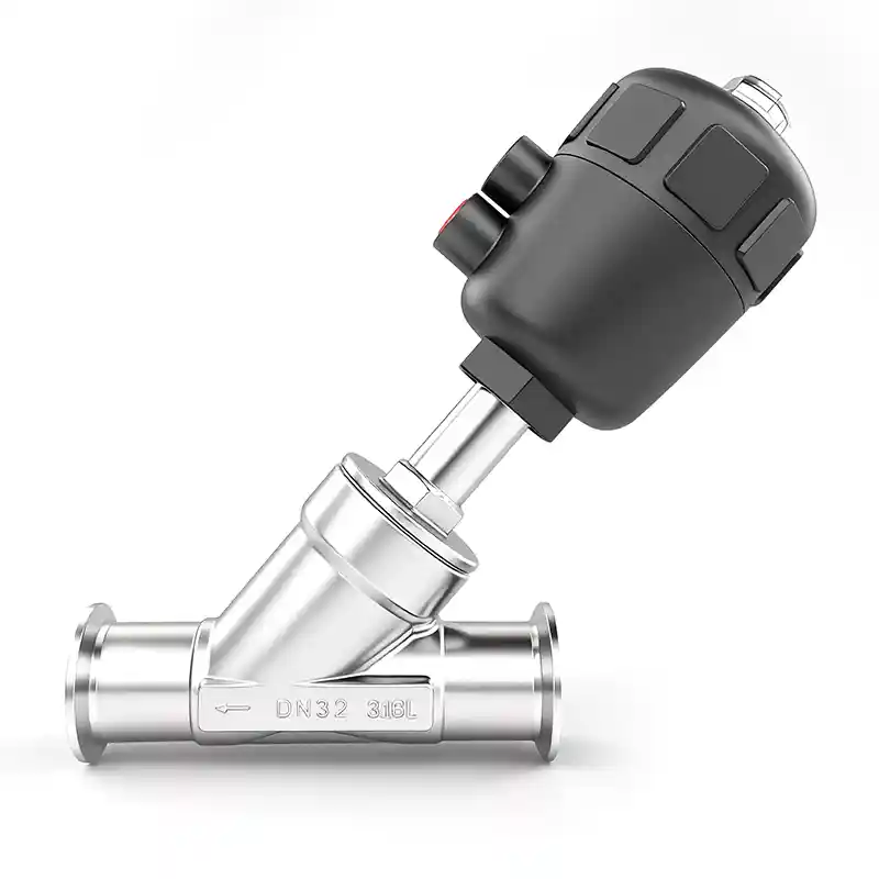 Sanitary Pneumatic Angle Seat Valves