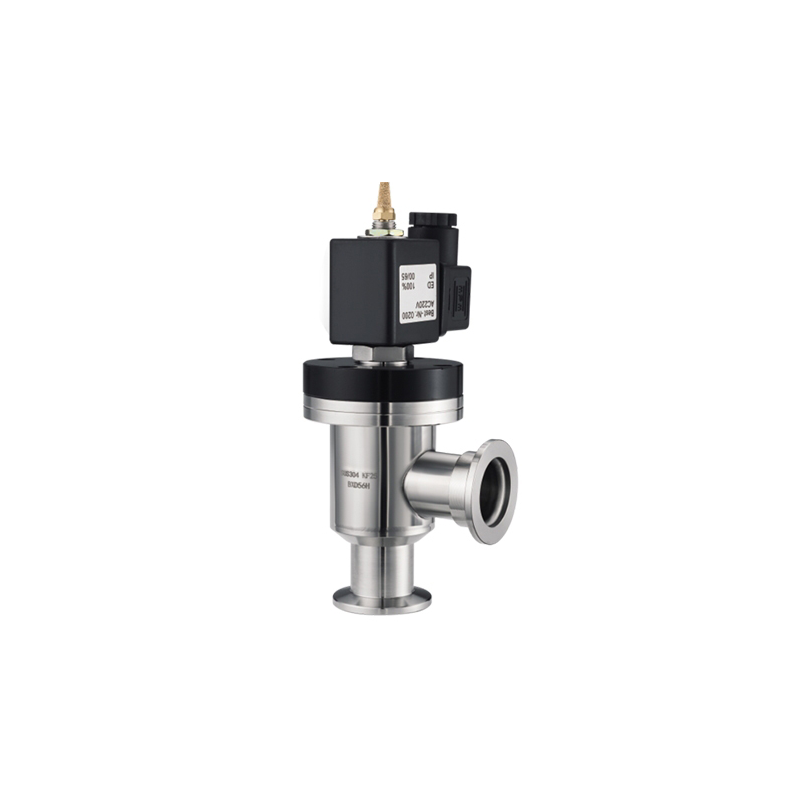 KF Electromagnetic High Vacuum Angle Valves