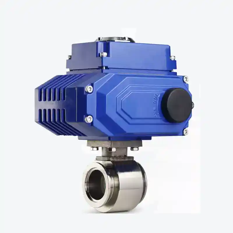 KF Flange Electric Actuated High Vacuum Butterfly Valves