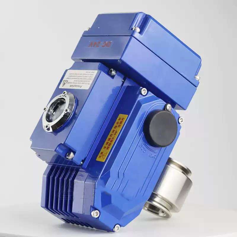KF Flange Electric Actuated High Vacuum Butterfly Valves